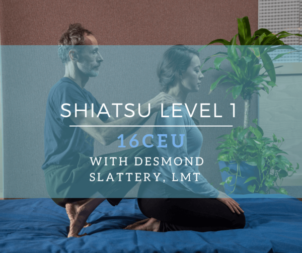 Shiatsu Level 1 - March 16-17, 2024
