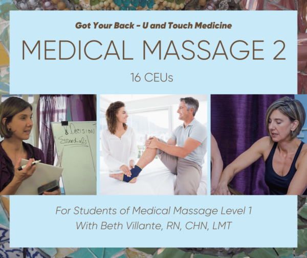 Medical Massage Level 2 – May 3 & 4, 2025