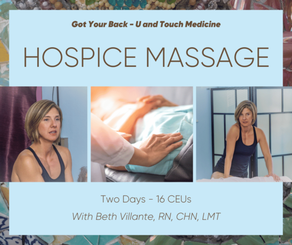 Hospice Massage - October 11 & 12, 2025